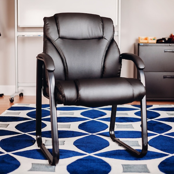 Interion By Global Industrial Guest/ Side Chair, 25 in W 28 in L 36 in H 695626-AM - main